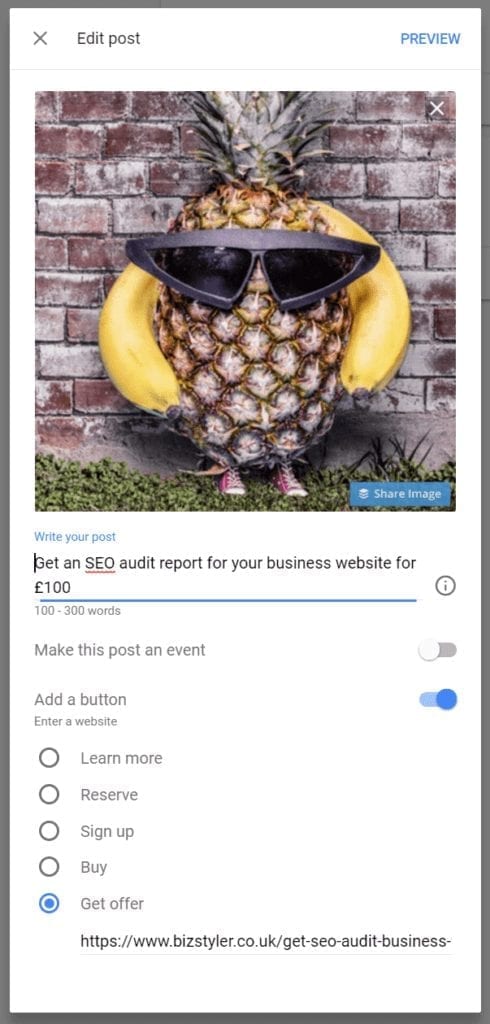 bizstyler google my business create post 01 490x1024 1