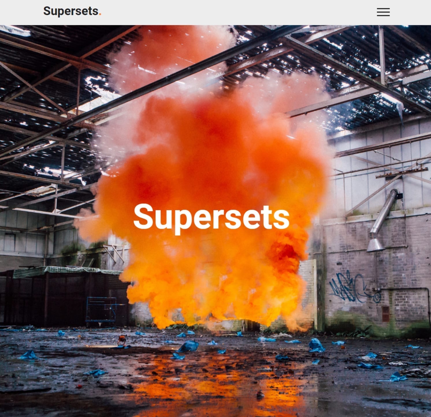 bizstyler website refesh supersets.co .uk screenshot